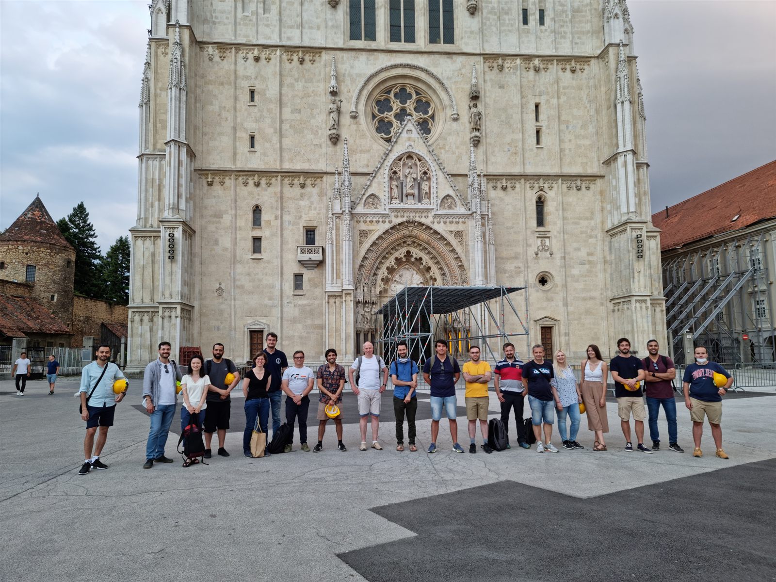 Researchers from Zagreb and EPFL during a project visit in Zagreb